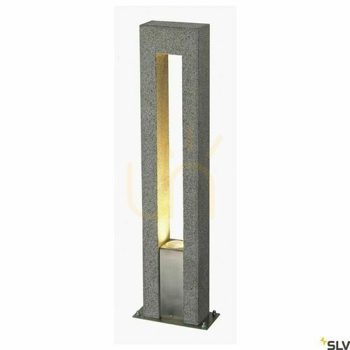 Kontrollera Outdoor Post Light SLV ARROCK ARC Granite Gray 70.5 cm IP44 231420