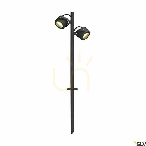 Kontrollera Outdoor spotlight SLV SITRA 360 SL SPIKE antracit 9W IP44 231535