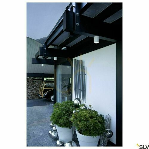 Kontrollera Utomhus taklampa SLV SITRA vit GX53 IP44 10 cm 231541