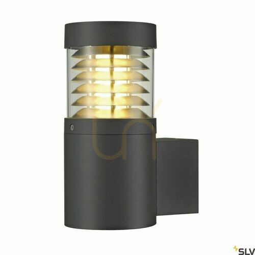 Kontrollera Utomhusvägglampa SLV F-POL WALL antracit aluminium IP54 20W 231585