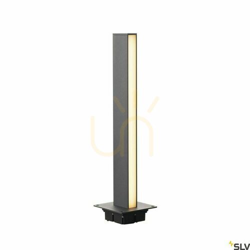 Kontrollera Outdoor post light SLV H-POL Double 232185 anthracite 3000K IP55 LED 66 cm