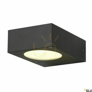Utomhusvägglampa SLV QUADRASYL WL 15 antracit IP44 232285 small 0
