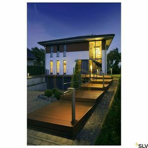 Outdoor Post Light SLV QUADRASYL 75 Grey Aluminium IP44 232294 small 2
