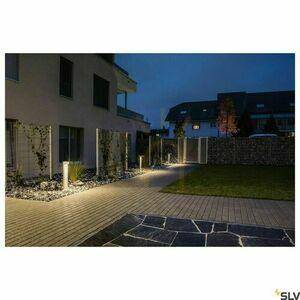 Outdoor Post Light SLV QUADRASYL 75 Grey Aluminium IP44 232294 small 3