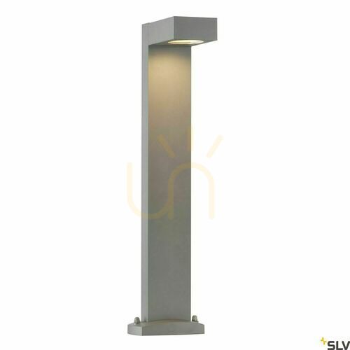 Kontrollera Outdoor Post Light SLV QUADRASYL 75 Grey Aluminium IP44 232294