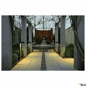 Outdoor Post Light SLV QUADRASYL 75 Anthracite Aluminium IP44 232295 small 3