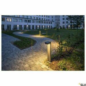 Outdoor Post Light SLV QUADRASYL 75 Anthracite Aluminium IP44 232295 small 5