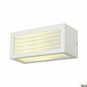 Utomhusvägglampa SLV BOX-L vit IP44 18W 232491 small 0
