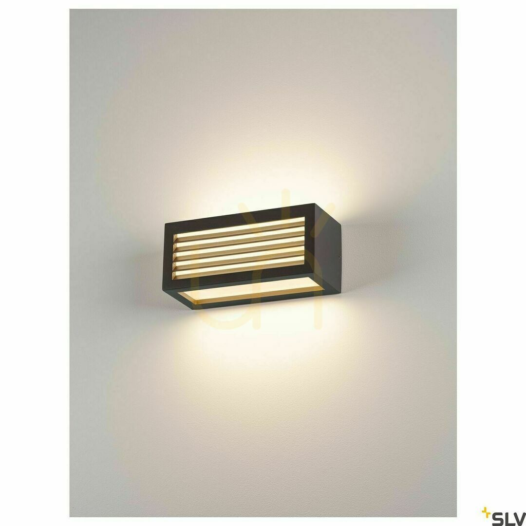 Förhandsvisning Utomhusvägglampa SLV BOX-L antracit aluminium IP44 18W 232495 Utomhusvägglampa SLV BOX-L antracit aluminium IP44 18W 232495