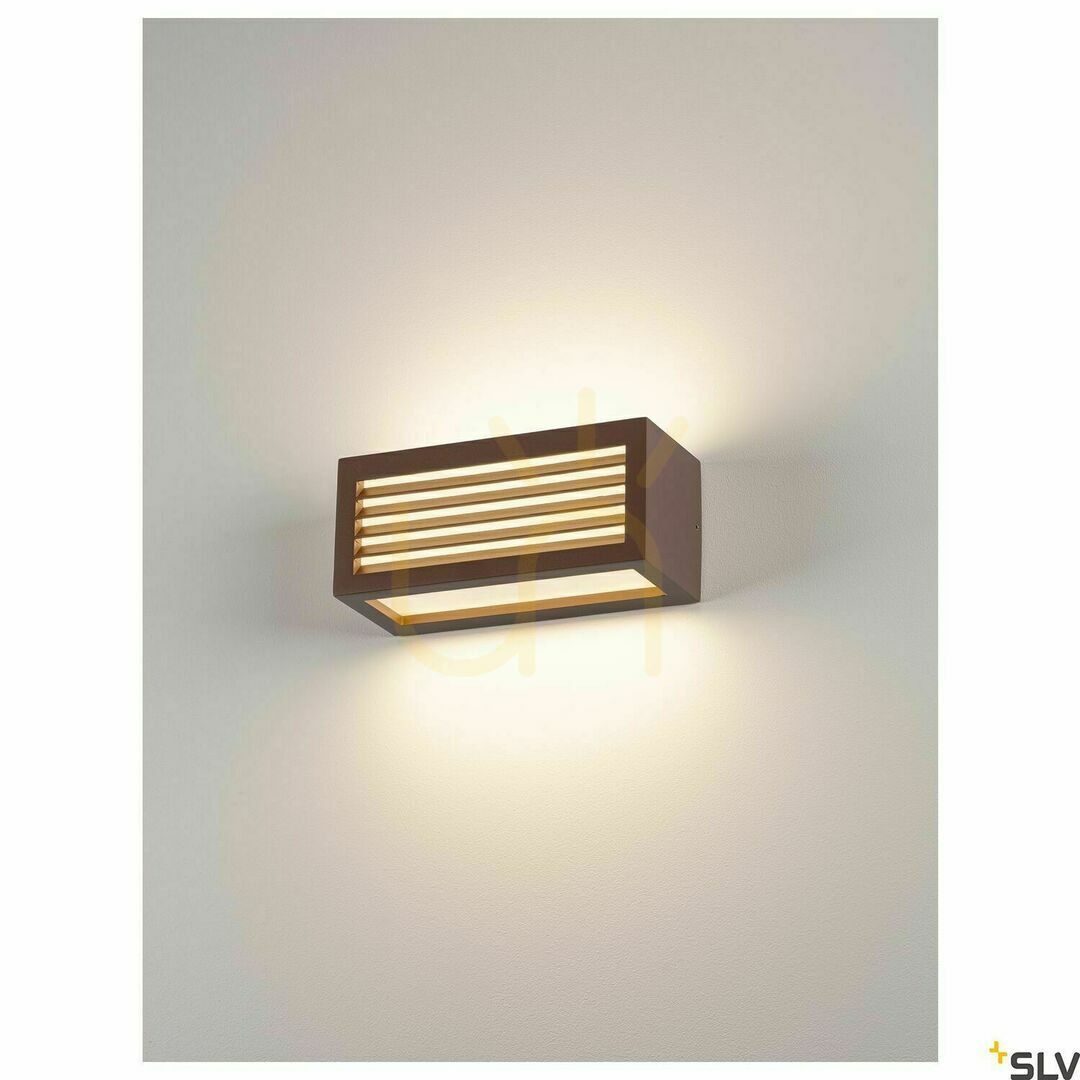 Förhandsvisning Utomhusvägglampa SLV BOX-L rusty 18W IP44 aluminium 232497 Utomhusvägglampa SLV BOX-L rusty 18W IP44 aluminium 232497