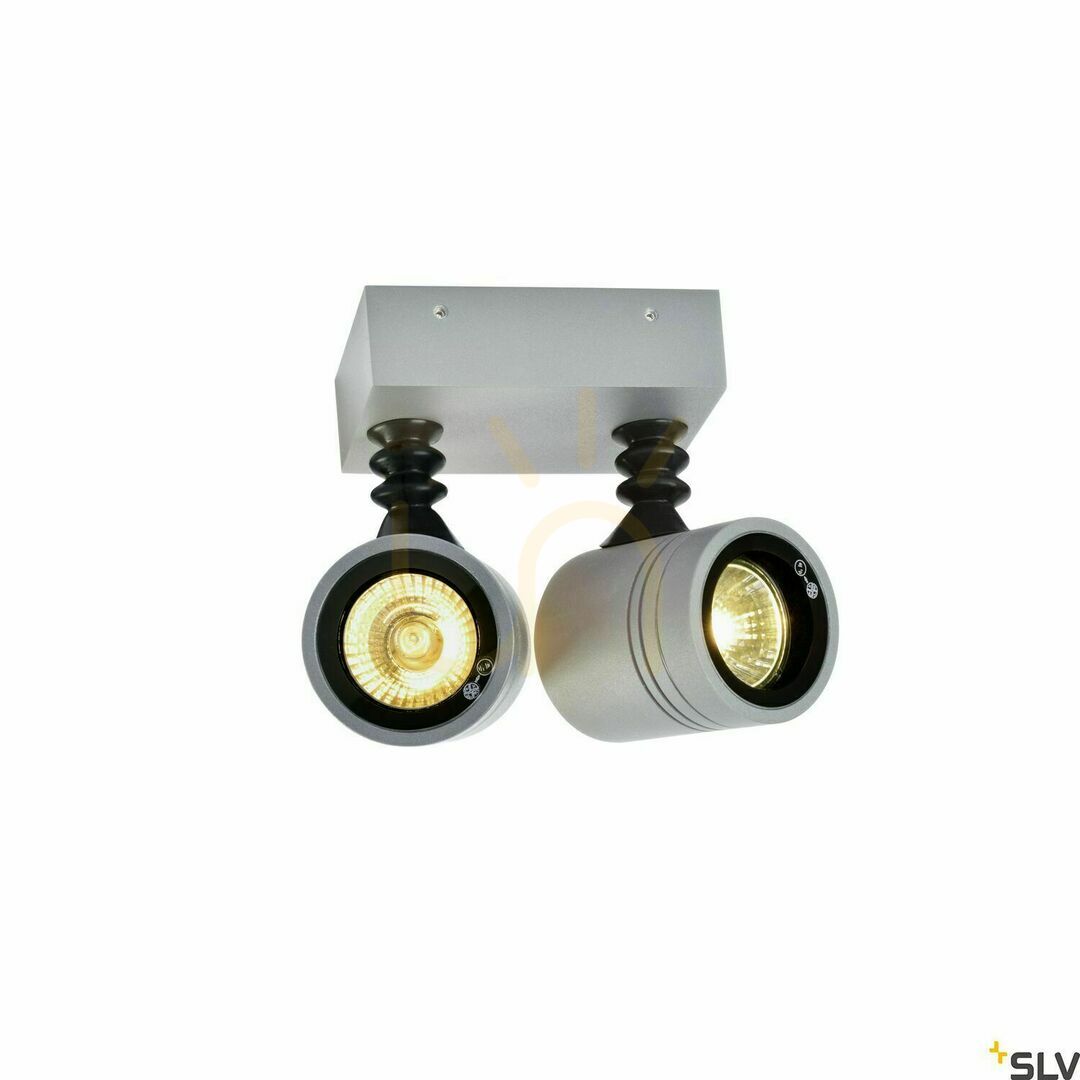 Utsikt Utomhusvägglampa SLV MYRA WALL grå aluminium IP55 50W 233094 Utomhusvägglampa SLV MYRA WALL grå aluminium IP55 50W 233094