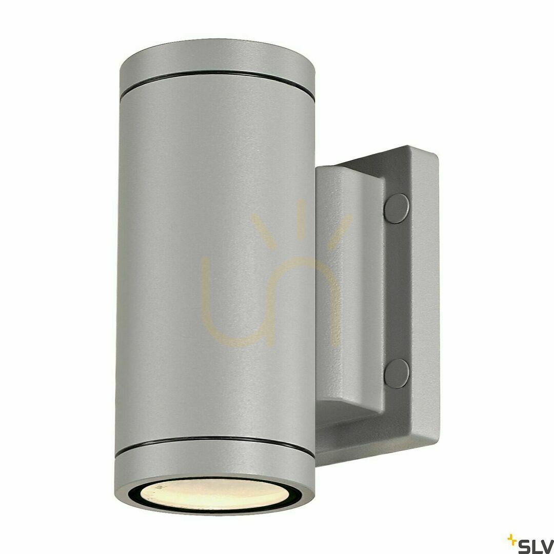 Utsikt Utomhusvägglampa SLV MYRA grå aluminium IP55 35W 233114 Utomhusvägglampa SLV MYRA grå aluminium IP55 35W 233114