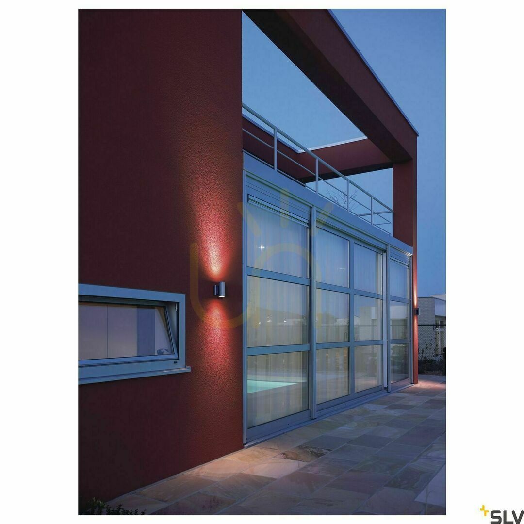 Förhandsvisning Utomhusvägglampa SLV MYRA grå aluminium IP55 35W 233114 Utomhusvägglampa SLV MYRA grå aluminium IP55 35W 233114