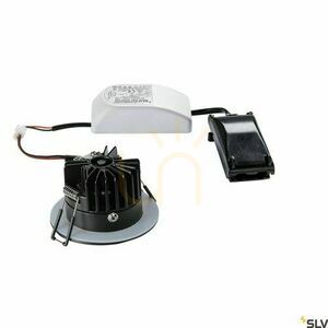 Infälld utomhuslampa SLV PATTA-I svart 11W 3000K IP65 rund 114420 1 Infälld utomhuslampa SLV PATTA-I svart 11W 3000K IP65 rund 114420 small 1