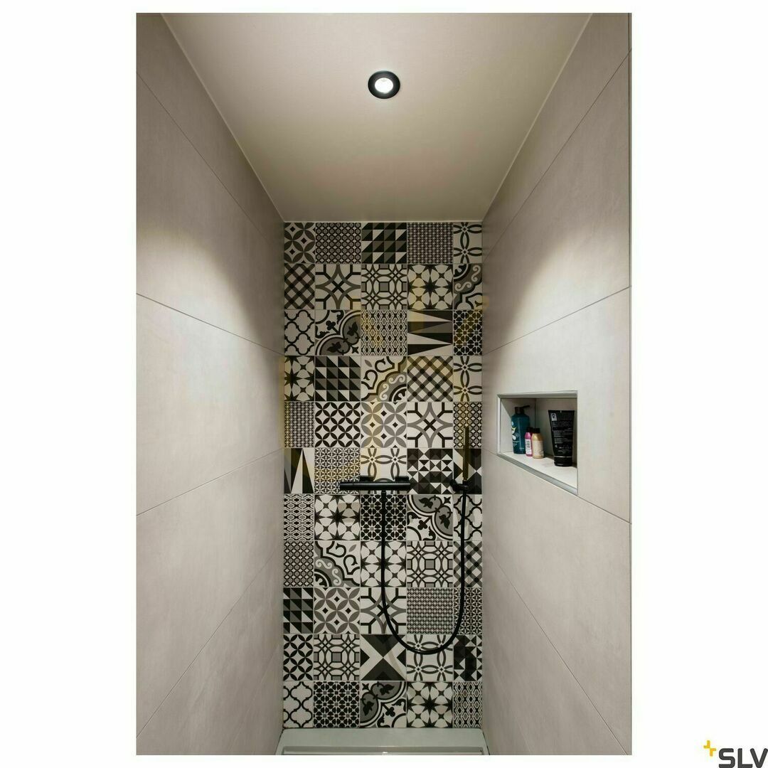 Förhandsvisning Infälld utomhuslampa SLV PATTA-I svart 11W 3000K IP65 rund 114420 Infälld utomhuslampa SLV PATTA-I svart 11W 3000K IP65 rund 114420