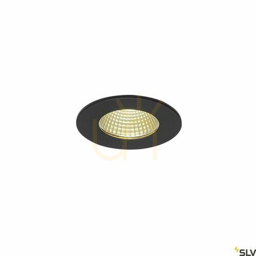 Kontrollera Infälld utomhuslampa SLV PATTA-I svart 11W 3000K IP65 rund 114420