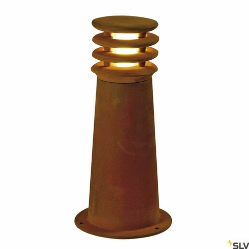 Kontrollera Utomhus pollare SLV RUSTY 40 rost 9W 3000K IP55 233407
