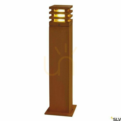 Kontrollera Utomhus pollare SLV RUSTY Square 70 rostfärgad 9W 3000K IP55 233437