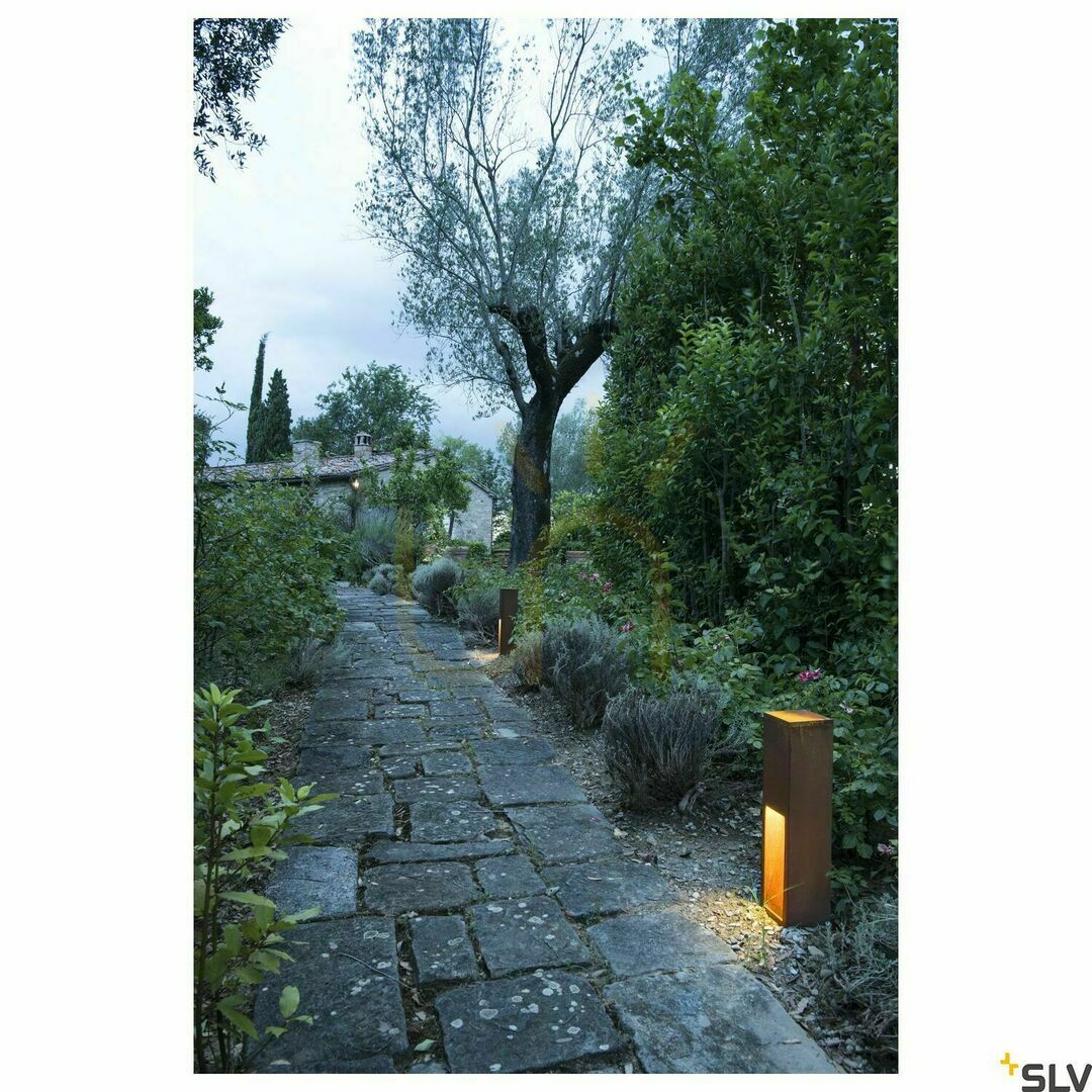 Förhandsvisning Outdoor Post Light SLV RUSTY SLOT 50 Rusty IP55 LED 3000K 9W 233447 Outdoor Post Light SLV RUSTY SLOT 50 Rusty IP55 LED 3000K 9W 233447
