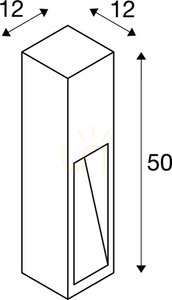 Outdoor Post Light SLV RUSTY SLOT 50 Rusty IP55 LED 3000K 9W 233447 5 Outdoor Post Light SLV RUSTY SLOT 50 Rusty IP55 LED 3000K 9W 233447 small 5