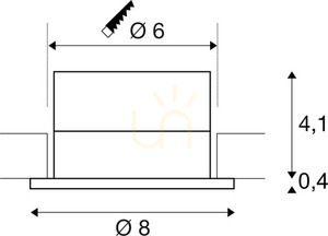 Infälld utomhuslampa SLV PATTA-I aluminium 11W 3000K IP65 114426 small 5