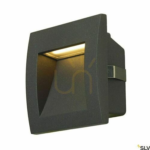 Kontrollera Infälld vägglampa SLV DOWNUNDER OUT LED S antracit 3000K IP55 233605