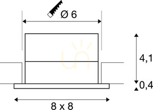 Infälld utomhusspot SLV PATTA-I svart 11W 3000K IP65 114430 small 5