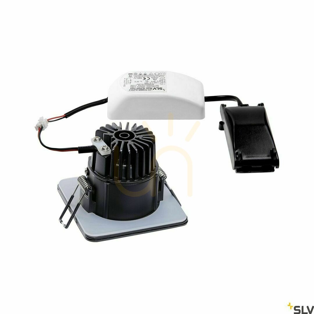 Utsikt Infälld armatur SLV PATTA-F svart 11W 3000K IP65 114450 Infälld armatur SLV PATTA-F svart 11W 3000K IP65 114450