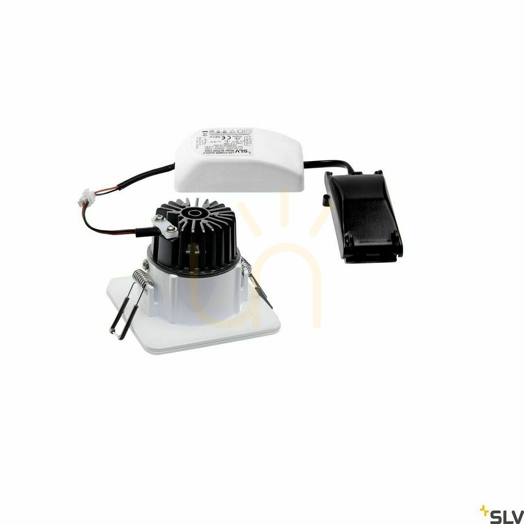 Utsikt Infälld utomhusspot SLV PATTA-F vit 11W 3000K IP65 114451 Infälld utomhusspot SLV PATTA-F vit 11W 3000K IP65 114451