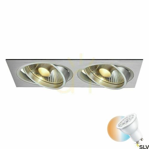 Kontrollera Infälld armatur SLV NEW TRIA 2 ES111 aluminium 111382