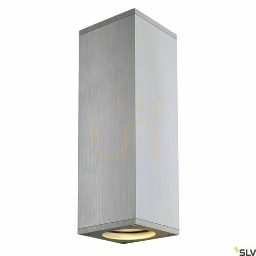 Kontrollera Vägglampa SLV THEO Up/Down aluminium GU10 50W 1000329
