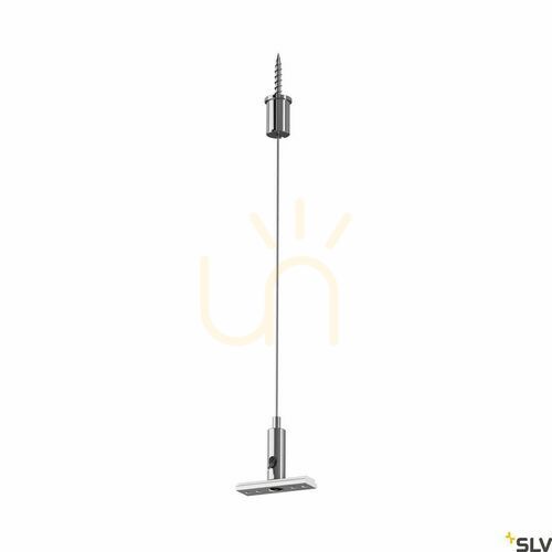 Kontrollera SLV GRAZIA 20 pendelset för utanpåliggande profil, rostfritt stål, 2 st., 2 m, 1000535