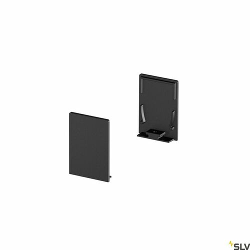 Kontrollera Ändlock SLV GRAZIA 20 hög svart 2-pack 1000570