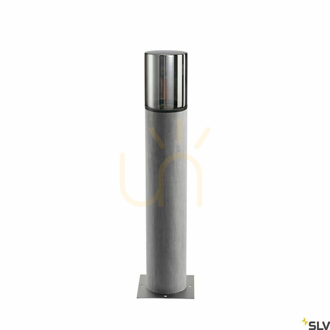 Utsikt Outdoor pollare SLV LISENNE 70 basalt grå IP54 E27 1000666 Outdoor pollare SLV LISENNE 70 basalt grå IP54 E27 1000666