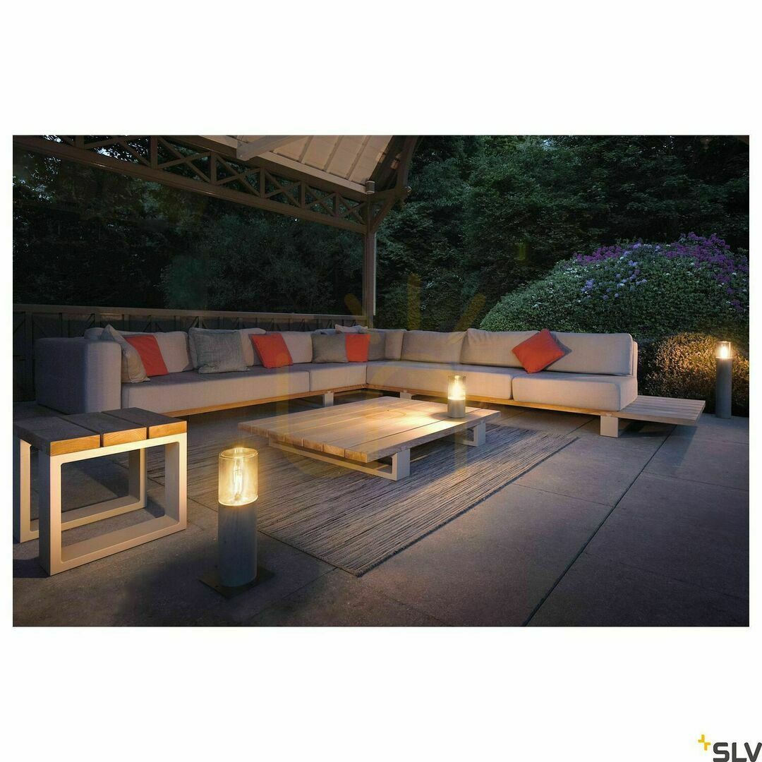 Förhandsvisning Outdoor pollare SLV LISENNE 70 basalt grå IP54 E27 1000666 Outdoor pollare SLV LISENNE 70 basalt grå IP54 E27 1000666