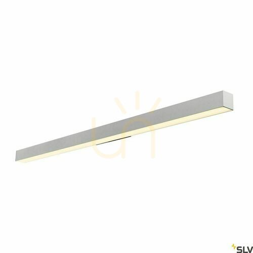 Kontrollera Vägglampa SLV Q-LINE grå 45W 3000K 142,5 cm 1000670