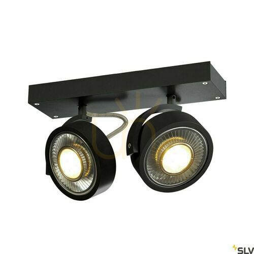Kontrollera Inbyggd armatur SLV KALU svart aluminium 75W 1000703