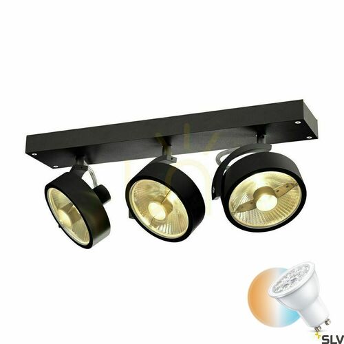 Kontrollera Inbyggd armatur SLV KALU svart aluminium 75W 1000704