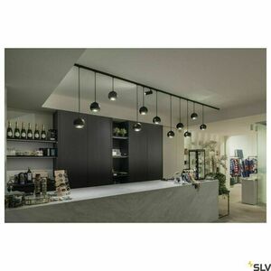 Pendellampa för 1-fas strömskena SLV Light Eye 150 svart/krom GU10 1000713 small 2