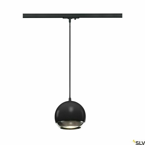 Kontrollera Pendellampa för 1-fas strömskena SLV Light Eye 150 svart/krom GU10 1000713
