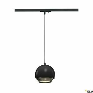 Pendellampa för 1-fas strömskena SLV Light Eye 150 svart/krom GU10 1000713 small 0