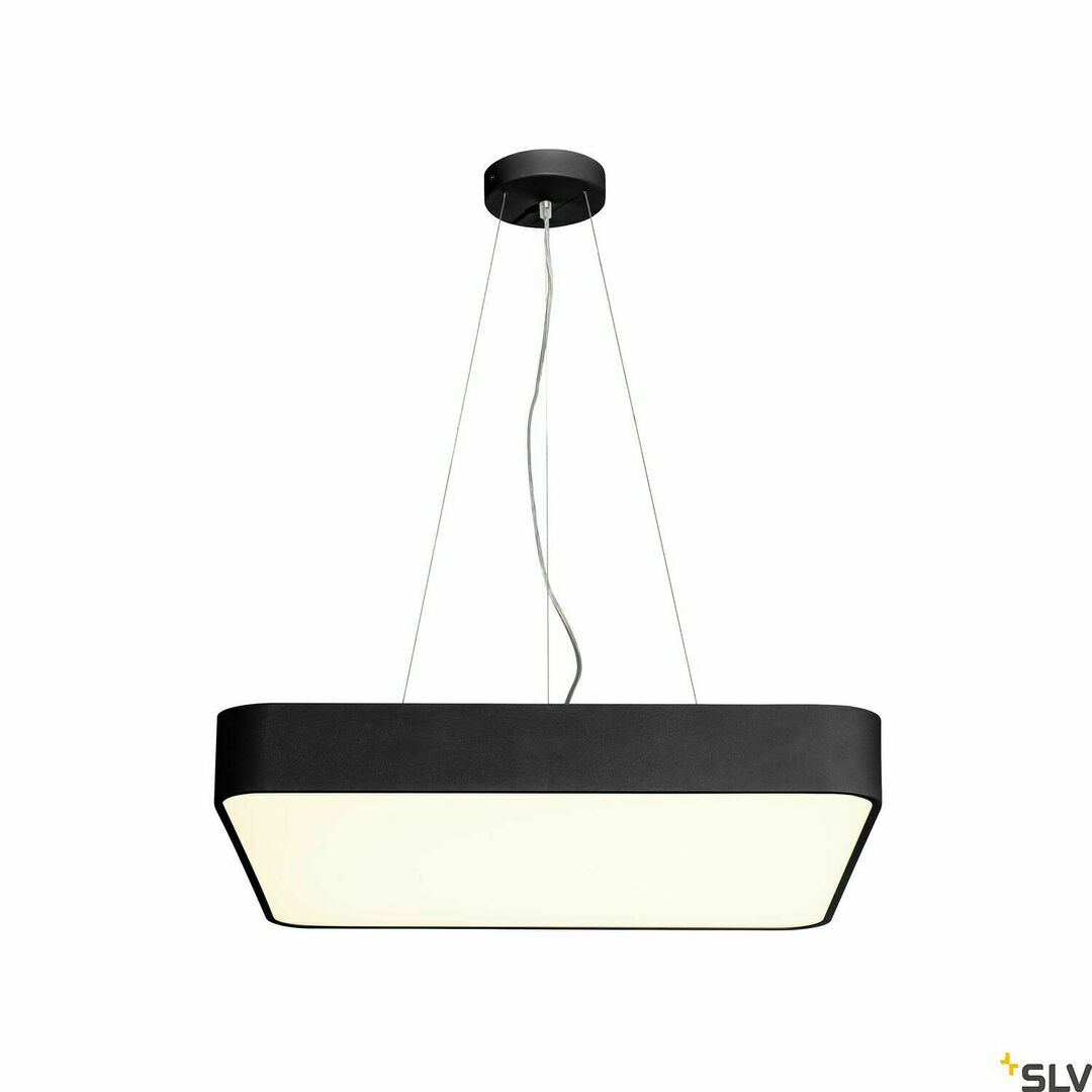 Utsikt Taklampa SLV MEDO 60 Square svart LED 39W 3000K 1000725 Taklampa SLV MEDO 60 Square svart LED 39W 3000K 1000725