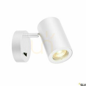 Utanpåliggande lampa SLV ENOLA_B vit GU10 50W 1000730 small 2