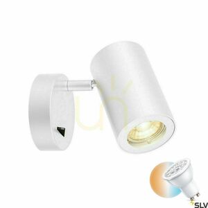 Utanpåliggande lampa SLV ENOLA_B vit GU10 50W 1000730 small 0