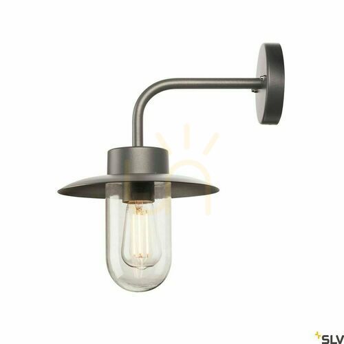 Kontrollera Utomhusvägglampa SLV MOLAT antracit aluminium E27 IP44 1000820