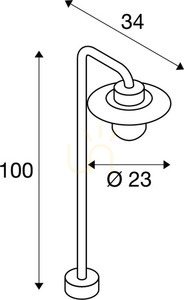 Outdoor Post Light SLV MOLAT POLE antracit E27 IP44 1000822 5 Outdoor Post Light SLV MOLAT POLE antracit E27 IP44 1000822 small 5
