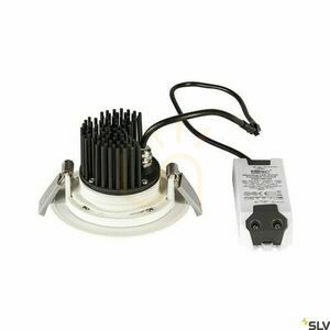 Infälld armatur SLV KINI vit 12W 3000K IP65 dimbar rund 1000833 small 1