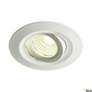 Infälld armatur SLV KINI vit 12W 3000K IP65 dimbar rund 1000833 small 2