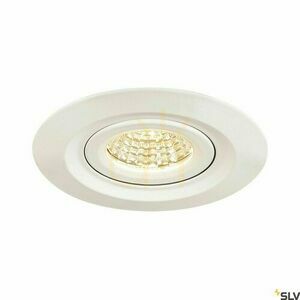 Infälld armatur SLV KINI vit 12W 3000K IP65 dimbar rund 1000833 small 0