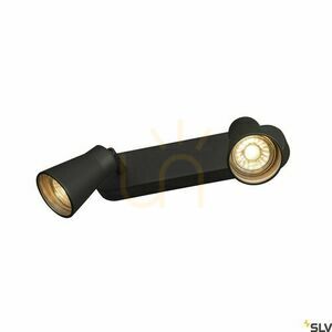 Inbyggd armatur SLV AVO Double svart GU10 50W 1000889 small 1